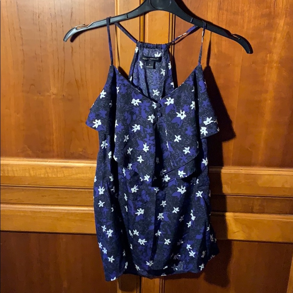 Banana republic sz s floral tank top